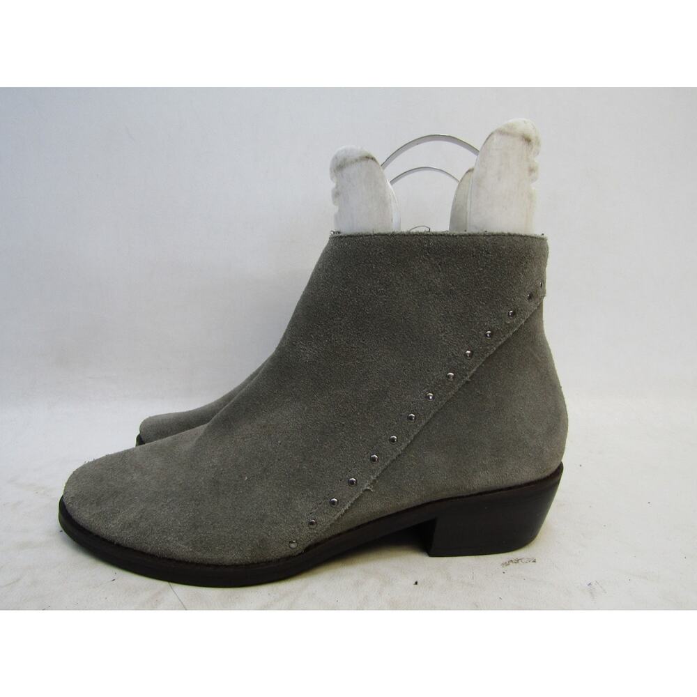 Van Eli Womens Size 9 N (Narrow Width) Gray Suede Zip Fashion Ankle Boots